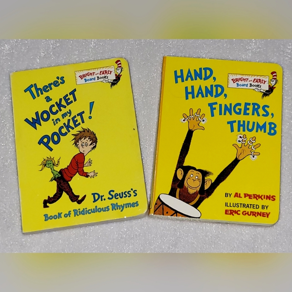 Dr.Suess / There’s A Wocket In My Pocket/ Hand, Hand, Fingers, Thumb Board Books
